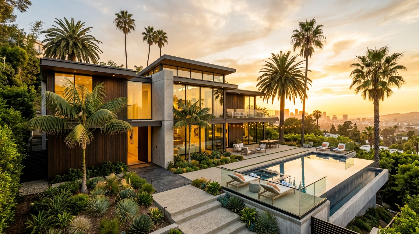 Luxury short-term rental property in Los Angeles